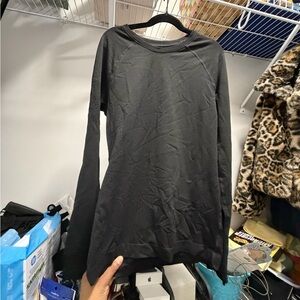 Figs Black Salta Underscrub Top